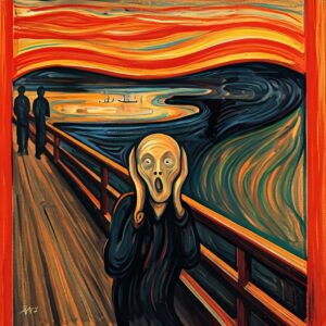 Edvard Munch Art Therapy: How His Works Can Help With Anxiety 3 Edvard Munch's The Scream depicting anxiety through expressionist art