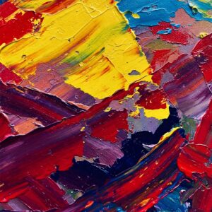 Easy Expressive Art Techniques You Can Try at Home 3 Expressive Art Techniques: Vibrant abstract expressive painting using bold brushstrokes