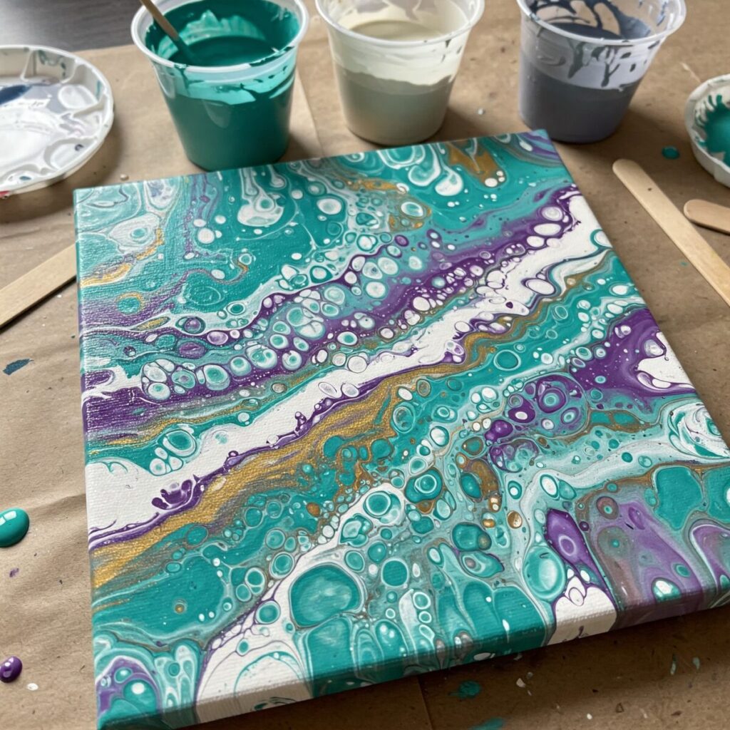 Fluid Art Expressive Technique DIY