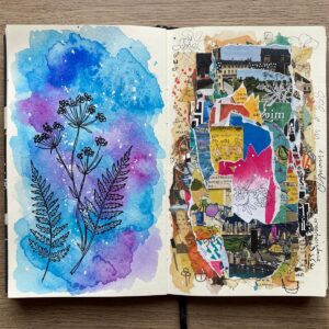 Creative Sketchbook Ideas to Beat Artist's Block 3 Creative sketchbook ideas using mixed media techniques