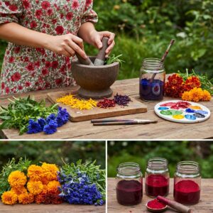 Eco-Friendly Painting Techniques: A Guide to Sustainable Art Practices 2 natural pigments from plants