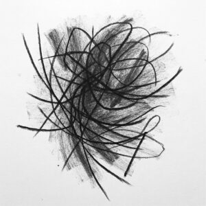 Easy Expressive Art Techniques You Can Try at Home 5 Intuitive expressive drawing technique using charcoal and blind contour method