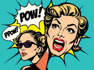 Pop Art Characteristics: Bright Colors, Bold Lines & Everyday Objects 2 pop art bold lines comic style