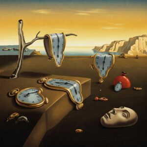 What is Surrealism?  Painting showing surrealism's dreamlike melting clocks