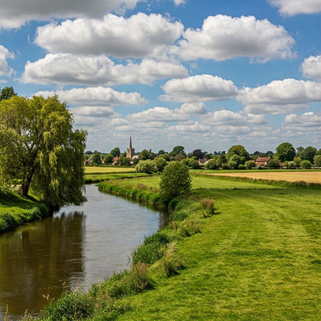 Who Was John Constable? A Quick Intro for Art Lovers 4 A picturesque view of Dedham Vale, known as Constable Country, answering 'Where did John Constable paint?