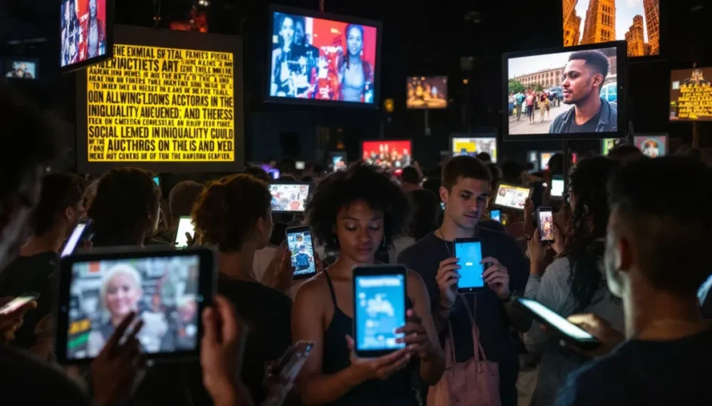 Digital and social media art driving modern social movements and awareness