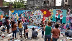 Community-based art projects transforming neighborhoods and fostering social cohesion