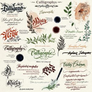 What is Calligraphy? An Introduction to the Art of Beautiful Writing 6 different calligraphy syles