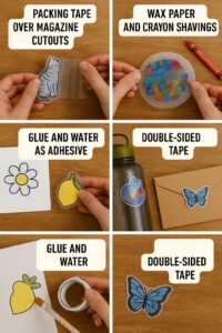 How to Make Your Own Stickers at Home (Simple Methods) 7 Making stickers using common household items and materials