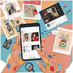 What is Print on Demand? A Guide for Artists Selling Merchandise 7 Artist marketing print on demand products on social media platforms