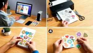 How to Make Your Own Stickers at Home (Simple Methods) 4 Step-by-step process of making stickers with printable sticker paper