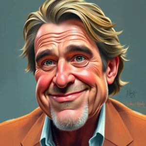 Top 10 Famous Caricature Artists You Should Study 5 Sebastian Kruger's hyperrealistic caricature of a famous rock star or actor