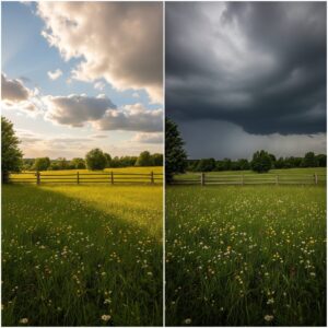 Mastering Shadow in Art: Unleash Light and Form (Plus a Helpful Tool!) 5 Two versions of the same landscape