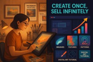 Top 10 Passive Income for Artists giving Financial Stability 6 digital art passive income products