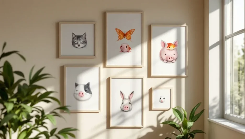 Easy Animal Drawings: Perfect Subjects for Your First Pastels Project 7 Gallery of completed easy animal drawings in pastels showing various beginner-friendly subjects