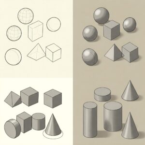 What Are Some Easy Things to Draw for Practice? 4 easy things to draw geometric shapes