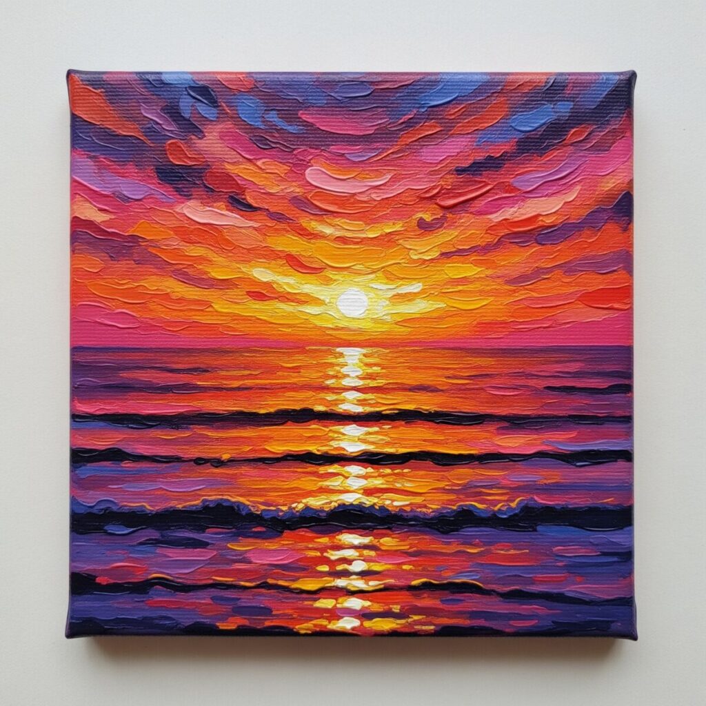 Quick & Easy Small Canvas Painting Ideas: Mini Acrylic Seascapes 7 Quick & Easy Small Canvas Painting Ideas: Mini Acrylic Seascapes