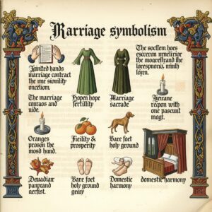art symbolism meaning medieval marriage customs renaissance portrait
