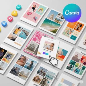 Canva Collage Maker: Create Digital Art Collages & Mood Boards for Inspiration 3 Canva collage maker: Diverse collage templates from Canva's collage maker, showcasing various ayouts for inspiration