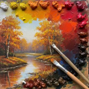 Plein Air Art Painting Tips Through the Seasons: Your Complete Year-Round Outdoor Painting Guide 15 fall plein air art painting tips autumn color mixing