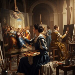 Famous Women Artists History: Painters with Most Influence Often Overlooked Throughout Time 3 Famous women artists history Renaissance period showing influential female painters Artemisia Gentileschi Sofonisba Anguissola creating masterpieces