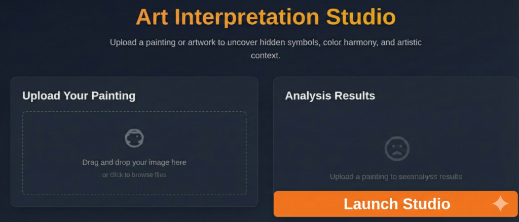 banner to launch art studio