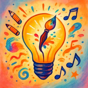 Finding Quick Art Inspiration Resources: How Clip Art Can Spark New Ideas for Artists 6 art inspiration lightbulb creative spark