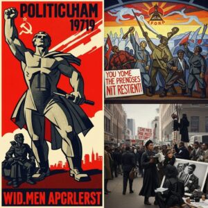 Art holds immense power in the political arena, serving as a potent tool for propaganda, protest, and driving social change throughout history.