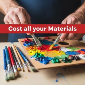 calculating art commission costs