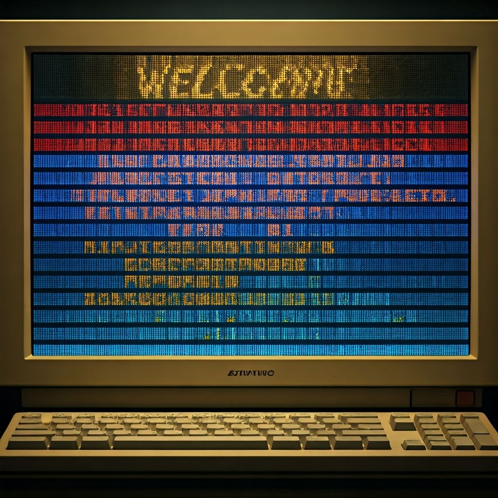 From Code to Canvas: A Deep Dive into the World of ASCII Art Designs 5 A colorful example of ANSI art, the evolution of ASCII art with added colors and characters