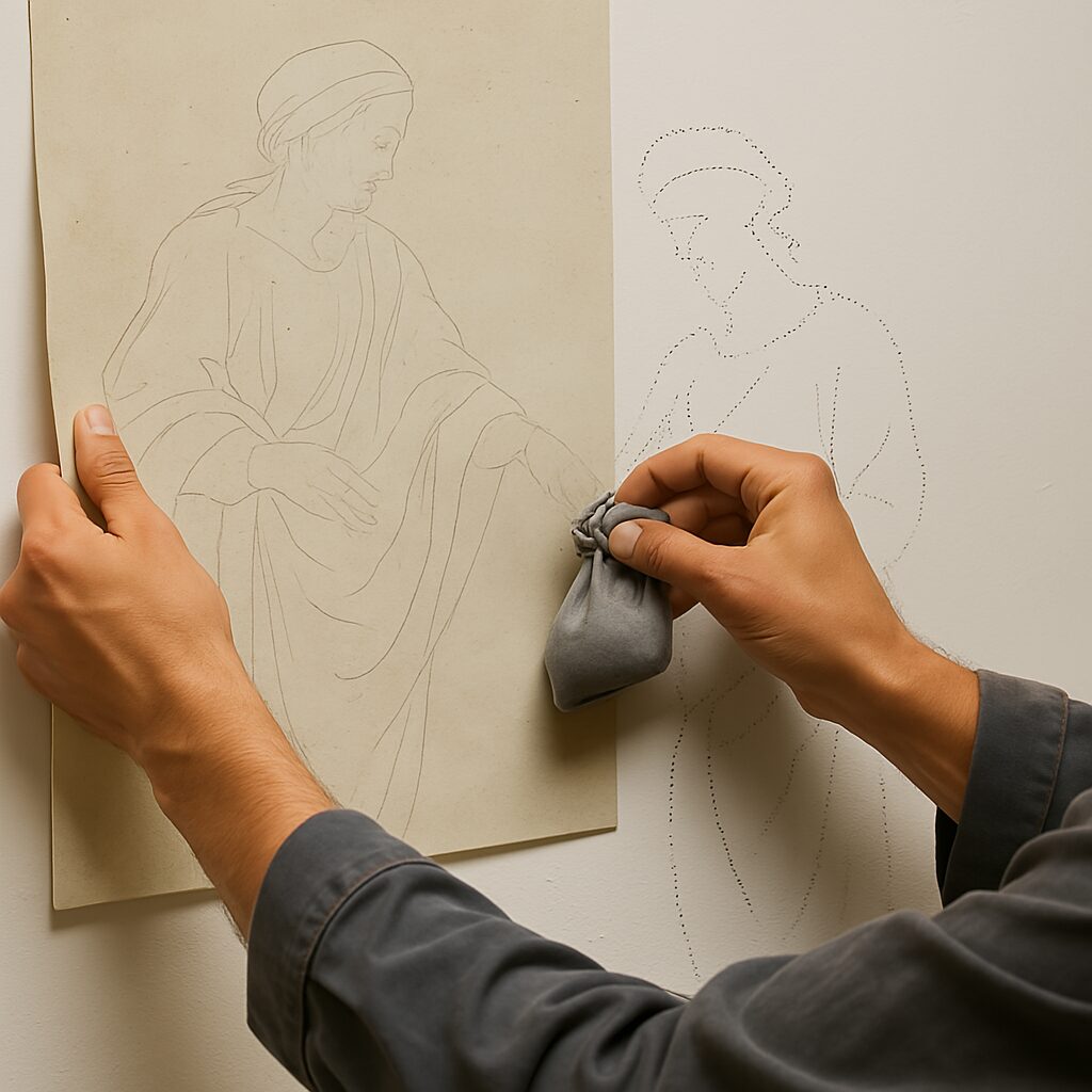 Fresco Painting for Beginners: Your Complete Guide to Ancient Wall Art 6 Traditional cartoon transfer method using spolvero technique for fresco painting beginners