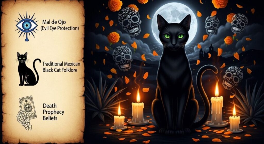 Decoding Frida Kahlo Symbols: 5 Visual Meanings You Can't Ignore in Her Art 7 Frida Kahlo black cat symbolism Mexican superstition bad luck death omens cultural meaning