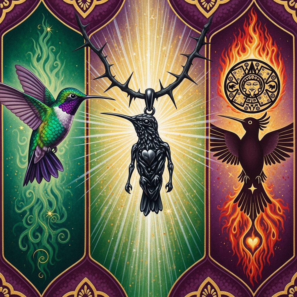 Decoding Frida Kahlo Symbols: 5 Visual Meanings You Can't Ignore in Her Art 5 Frida Kahlo dead hummingbird necklace Mexican folklore resurrection love symbolism meaning