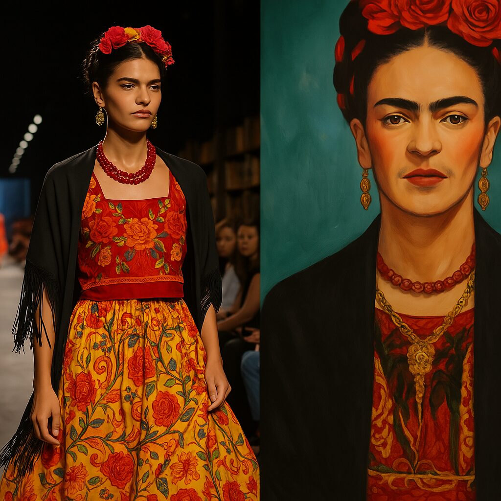 More Than a Muse: How Frida Kahlo Became a Feminist Icon 6 A modern mural of Frida Kahlo, showcasing her enduring legacy and influence as a feminist icon in contemporary culture.