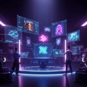 Future of AI art technology showing emerging trends and predictions for artificial intelligence in creative industries beyond 2025