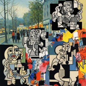 Collage: Modern art movements like Impressionism and Cubism didn't just change art; they revolutionized how we see the world and fueled cultural transformation.