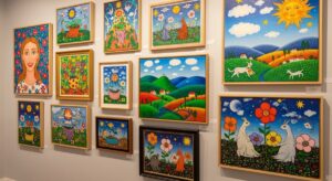 naive art gallery exhibition
