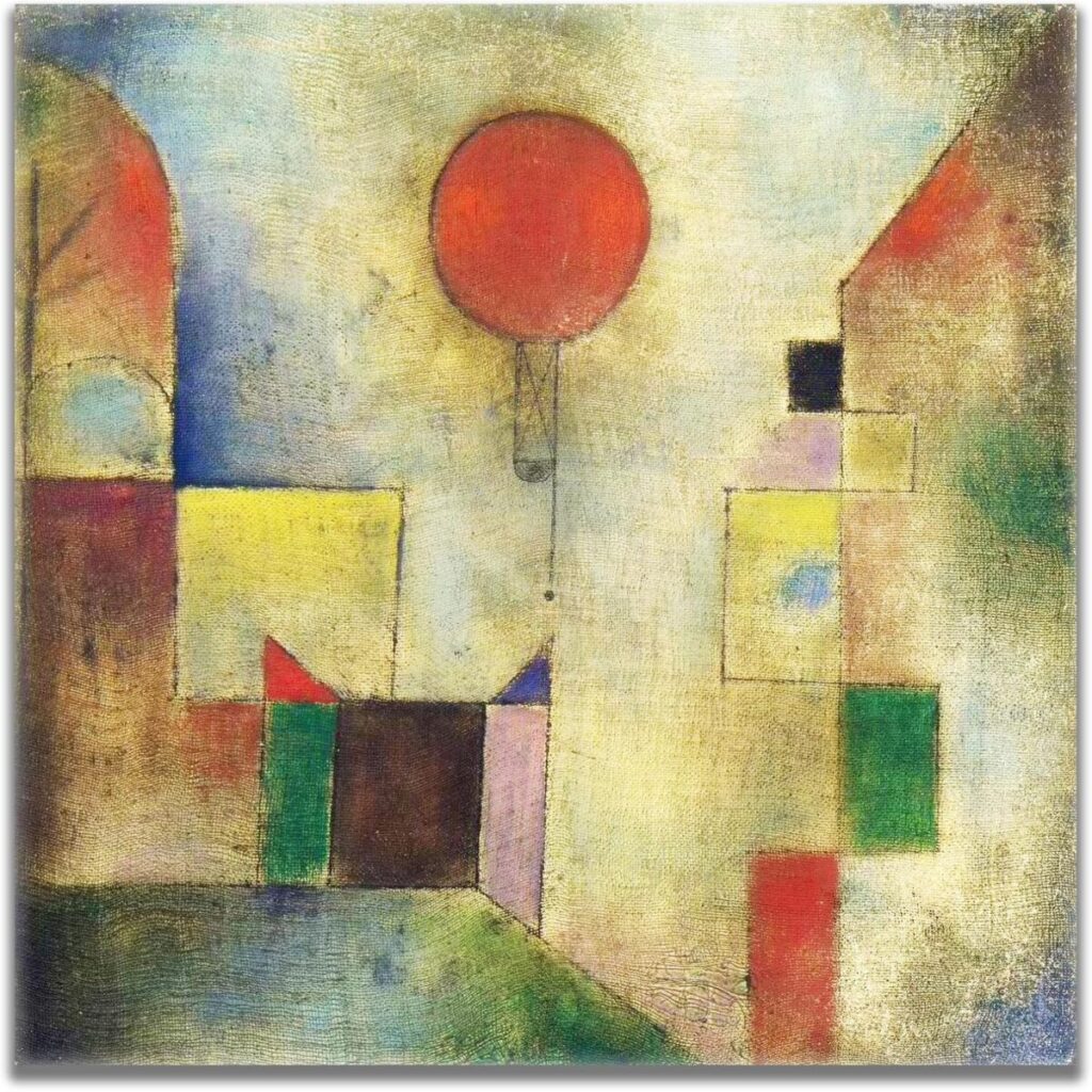 Beyond the Serious: Exploring Paul Klee's Whimsical Art Style 7 paul klee canvas on Amazon