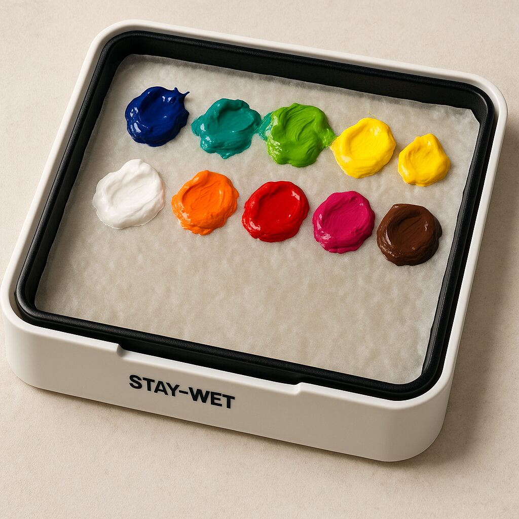 Acrylic Painting Tools: The Complete Beginner's Guide for 2025 6 stay wet palette for acrylic paintings