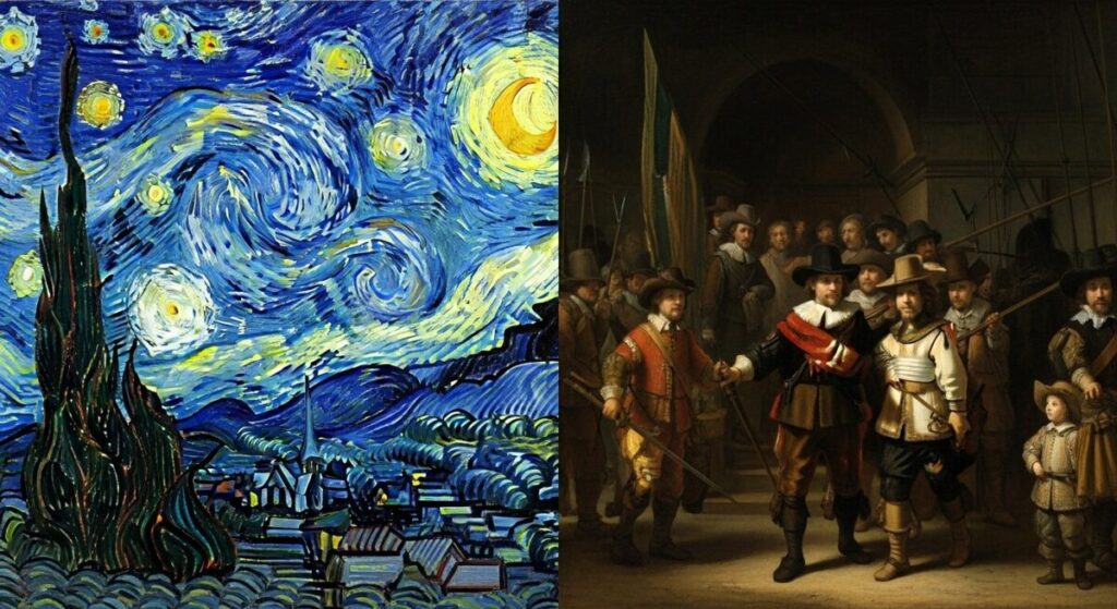 Art That Moves Your Soul: Rembrandt or Van Gogh