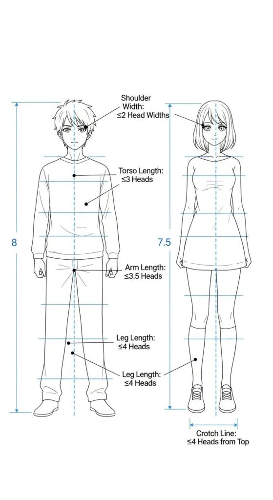How to Draw Anime Characters for Beginners: Your First Steps to Creating Anime Art 5 Perfect your anime character proportions with this essential guide showing standard body
measurements and construction techniques