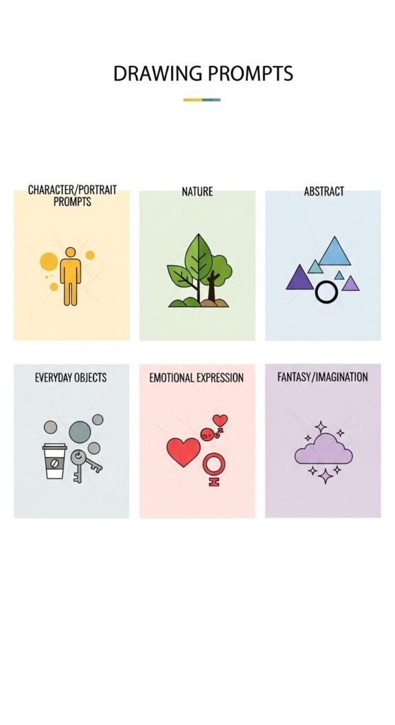 Boost Your Creativity: Unique Ideas For Drawing When You Need Inspiration 5 creative drawing ideas prompt categories guide