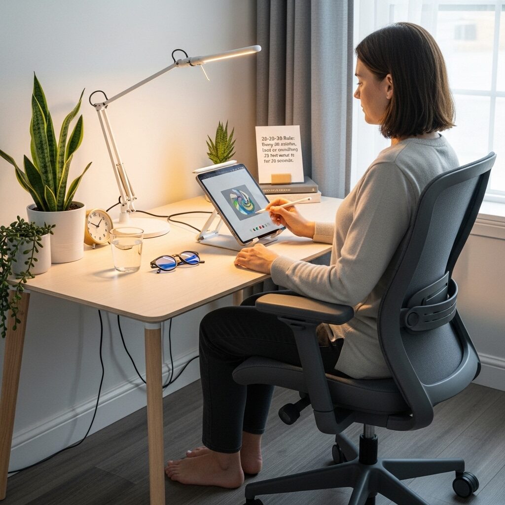 The Digital Canvas: Art for Relaxation in the Modern Age - Your Guide to Digital Art Therapy 5 Proper ergonomic workspace setup for healthy digital art therapy practice