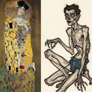 A Fierce Brush: Great Rivalries in the Art World 10 klimt schiele vienna secession protege mentor