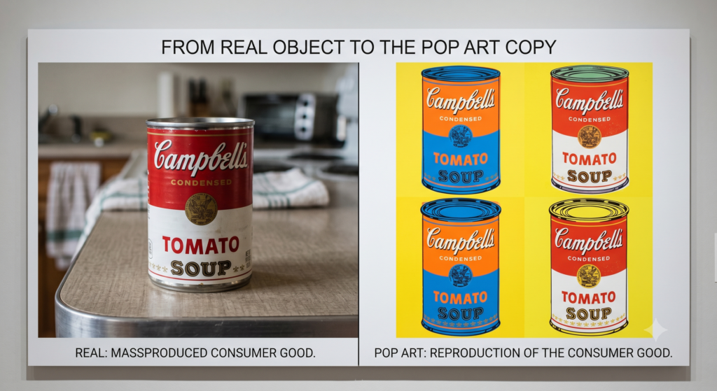 What is Pop Art? A Complete Guide to the Revolutionary Art Movement 5 Simulacrum example