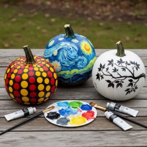 Unleash Your Inner Artist: 20+ Easy Pumpkin Painting Ideas 6 artist inspired pumpkin painting