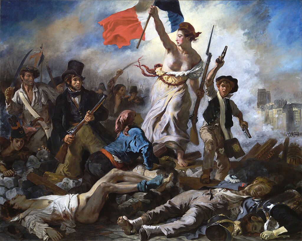 Eugène Delacroix, Liberty Leading the People, 1830. Louvre Museum.
