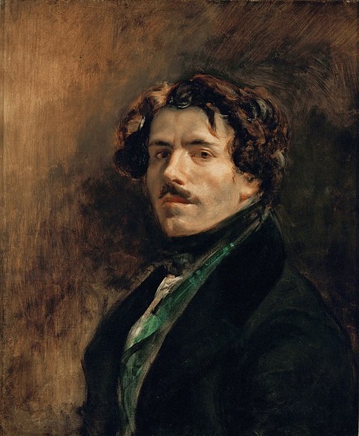 Eugène Delacroix - Portrait de l'artiste (ca.1837)