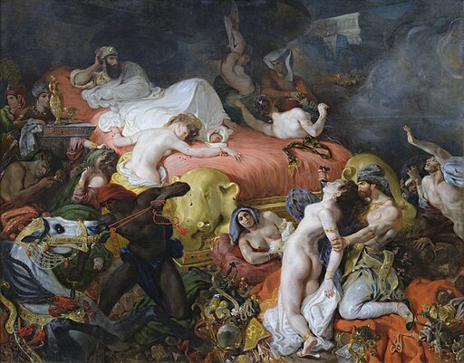 La Mort de Sardanapale - Eugène Delacroix - Musée du Louvre Peintures RF 2346