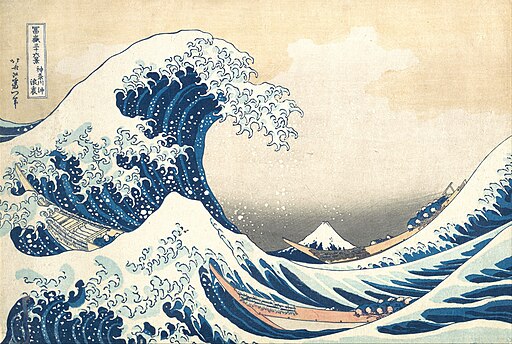 The Great Wave off Kanagawa, by Katsushika Hokusai